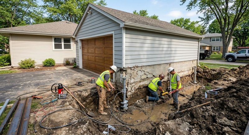 Basement Foundation Repair in Grass Lake, MI