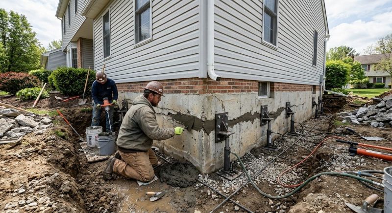 Basement Foundation Repair in Dexter, MI