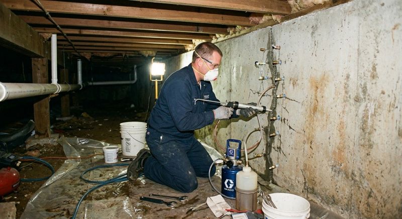 Basement Foundation Repair in Tecumseh, MI