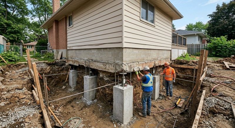 Basement Underpinning in Dexter, MI