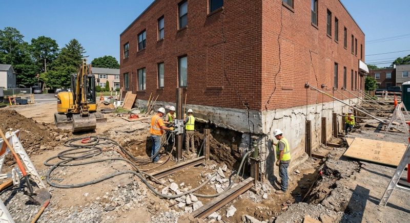 Building Foundation Repair in Hartland, MI
