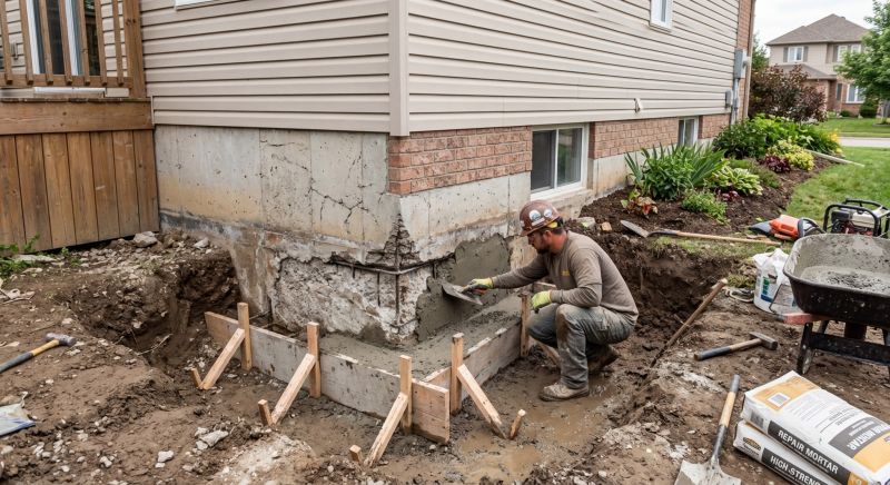 Building Foundation Repair in Highland, MI
