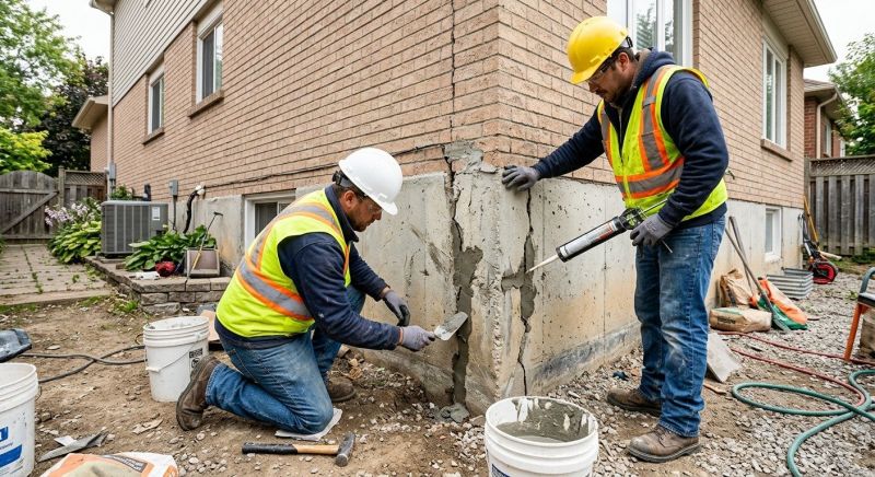 Building Foundation Repair in Northville, MI