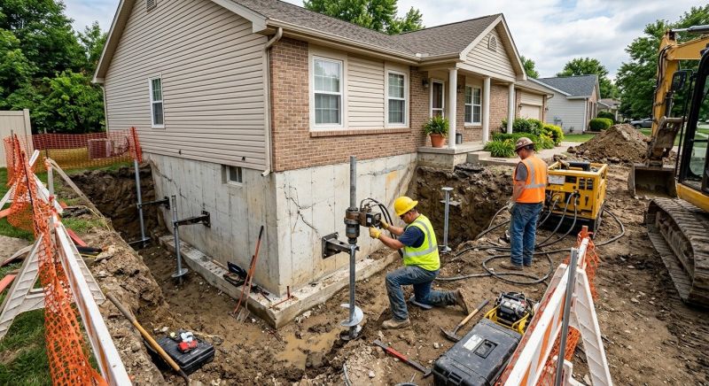 Building Foundation Repair in Willis, MI