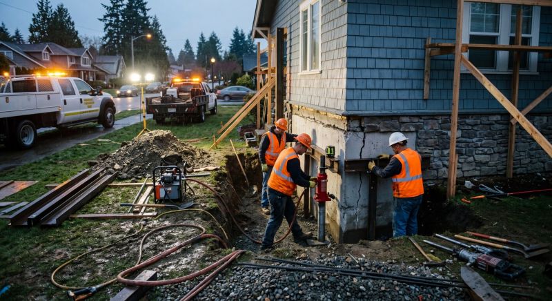 Building Foundation Repair in Ypsilanti, MI