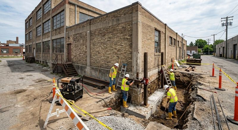 Commercial Foundation Repair in Dexter, MI