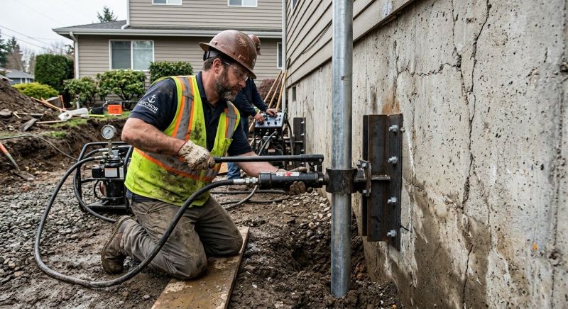 Concrete Foundation Leveling in Pinckney, MI