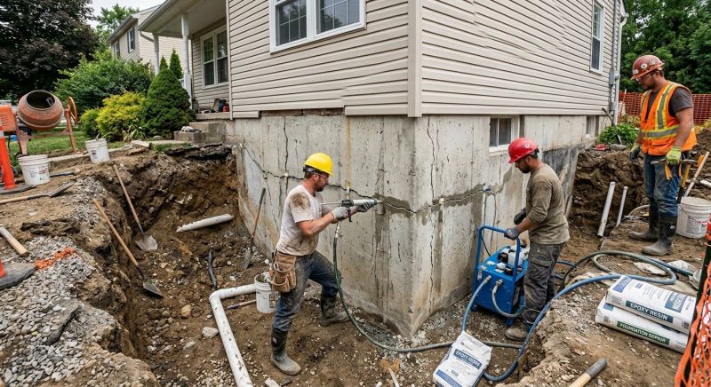 Concrete Foundation Repair in Chelsea, MI