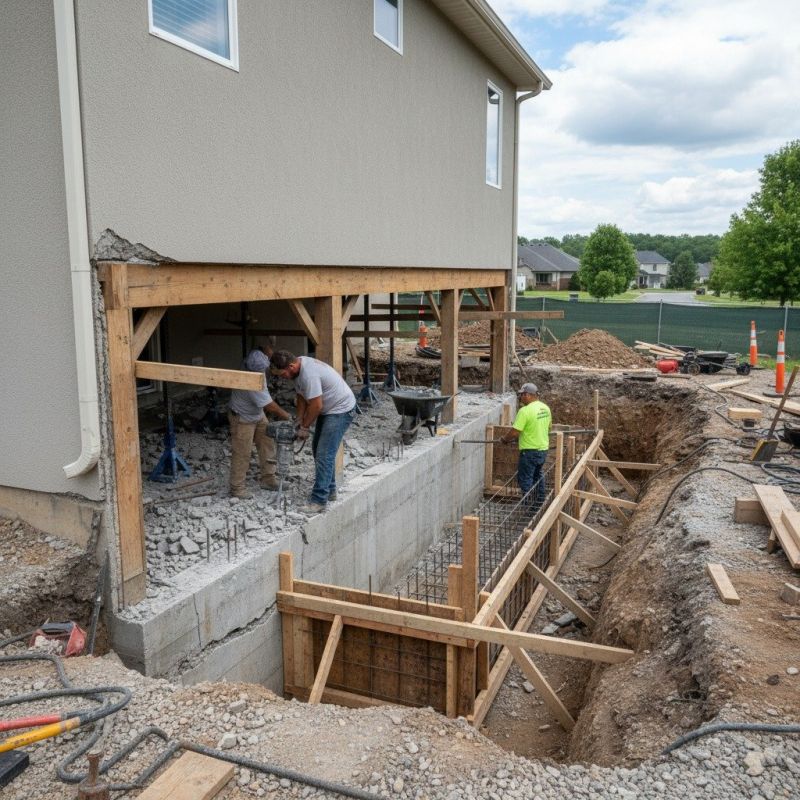 Concrete Foundation Repair in Hartland, MI