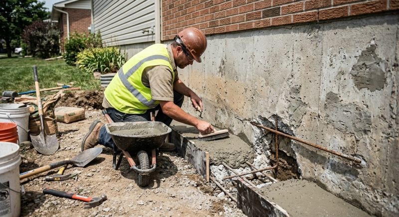 Concrete Foundation Repair in Manchester, MI