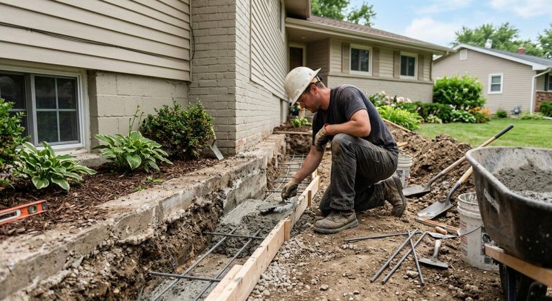 Concrete Foundation Repair in Novi, MI