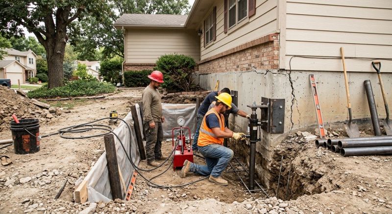 Concrete Foundation Repair in Willis, MI