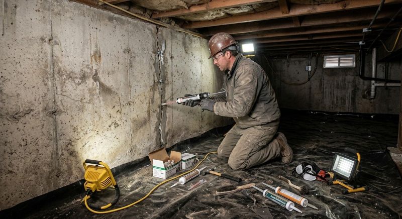 Crawlspace Foundation Repair in Brooklyn, MI
