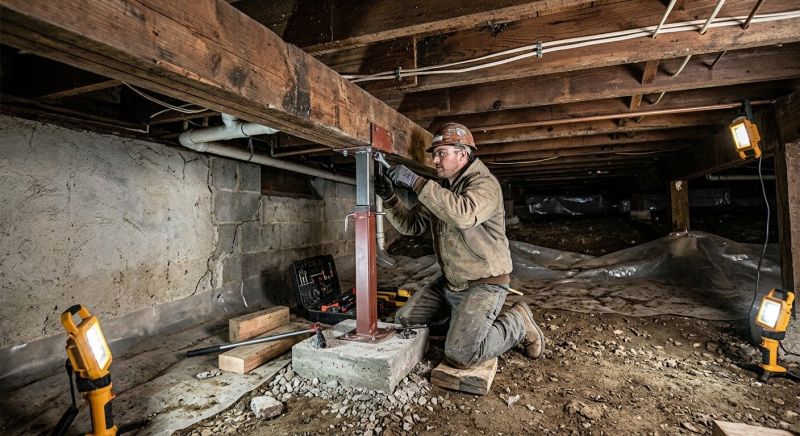 Crawlspace Foundation Repair in Clinton, MI