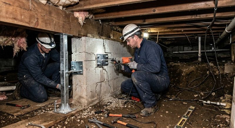 Crawlspace Foundation Repair in Plymouth, MI