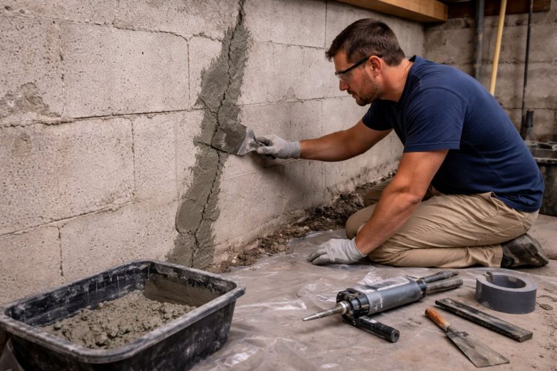 Foundation Crack Repair in Ann Arbor, MI