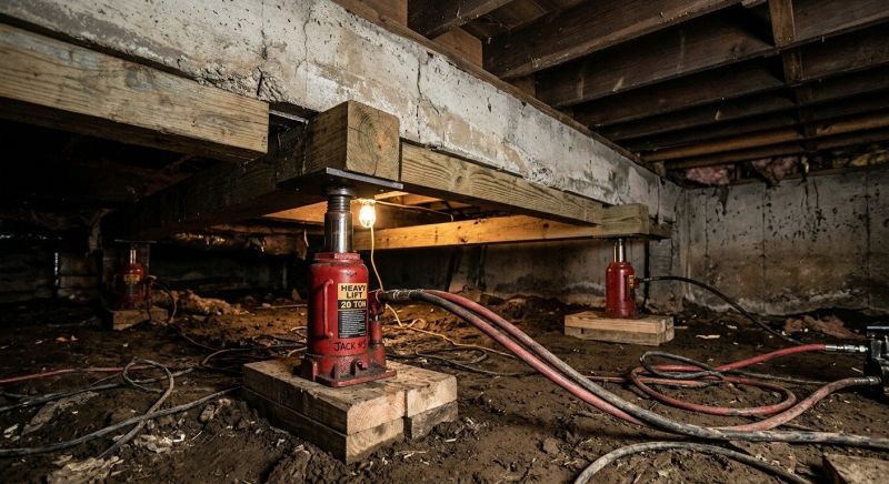 Foundation Jacking in Ann Arbor, MI