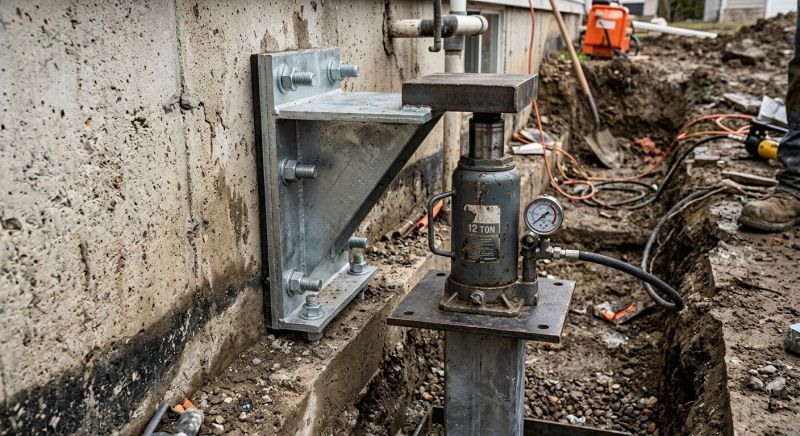 Foundation Jacking in Brooklyn, MI