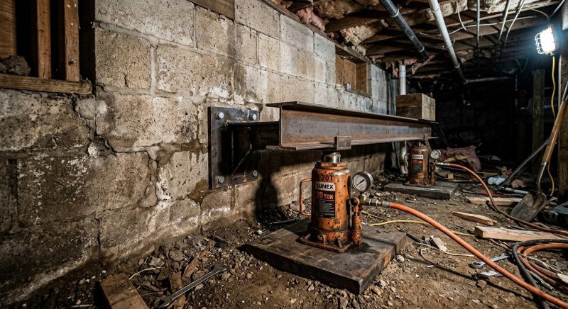 Foundation Jacking in Highland, MI