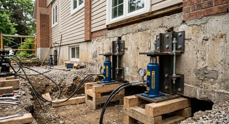 Foundation Jacking in Howell, MI