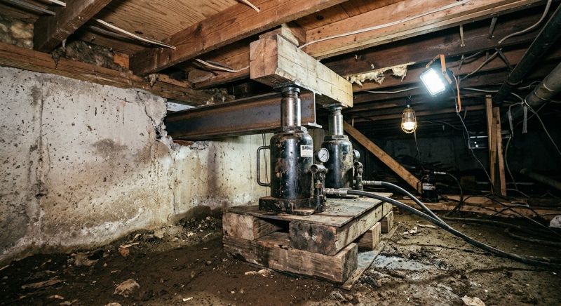 Foundation Jacking in Milan, MI