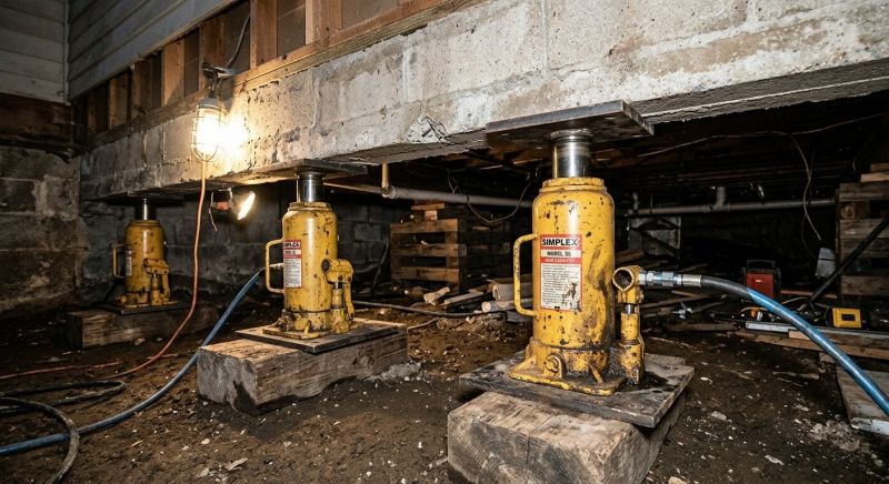 Foundation Jacking in Northville, MI