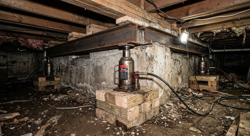 Foundation Jacking in Tecumseh, MI