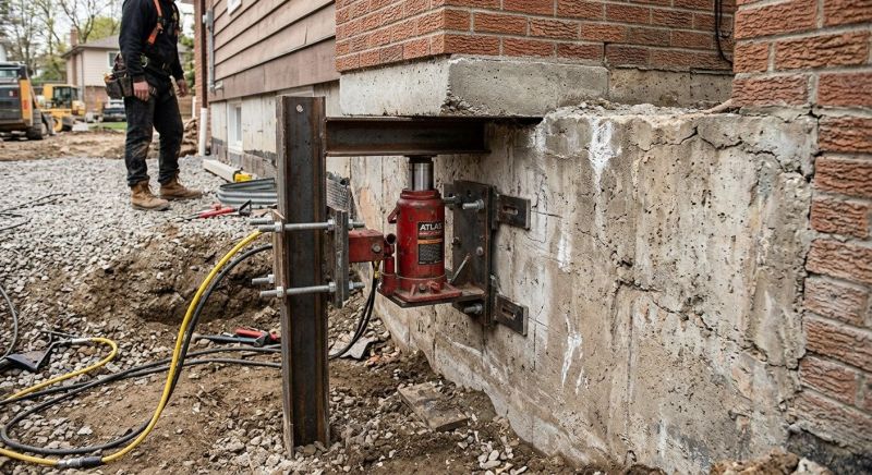 Foundation Jacking in Wixom, MI