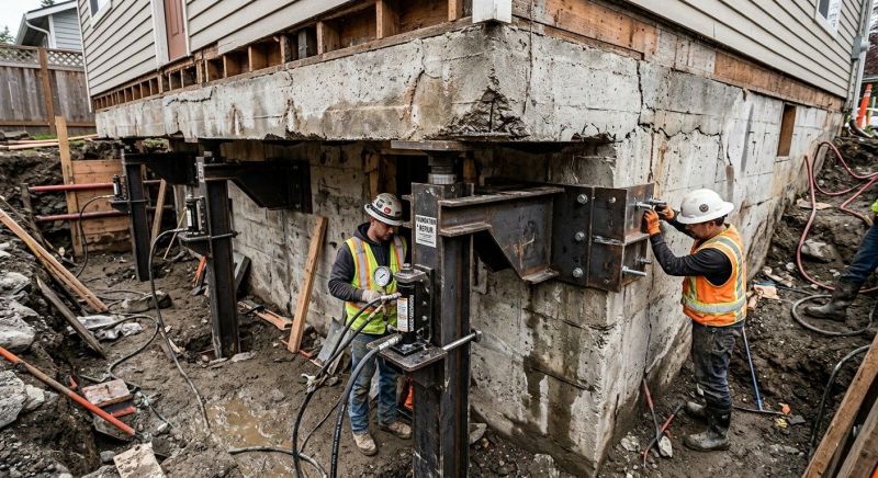 Foundation Lifting in Chelsea, MI