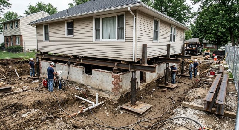 Foundation Lifting in Novi, MI
