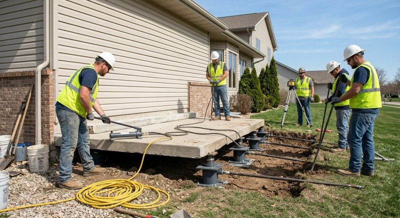 Foundation Lifting in Saline, MI