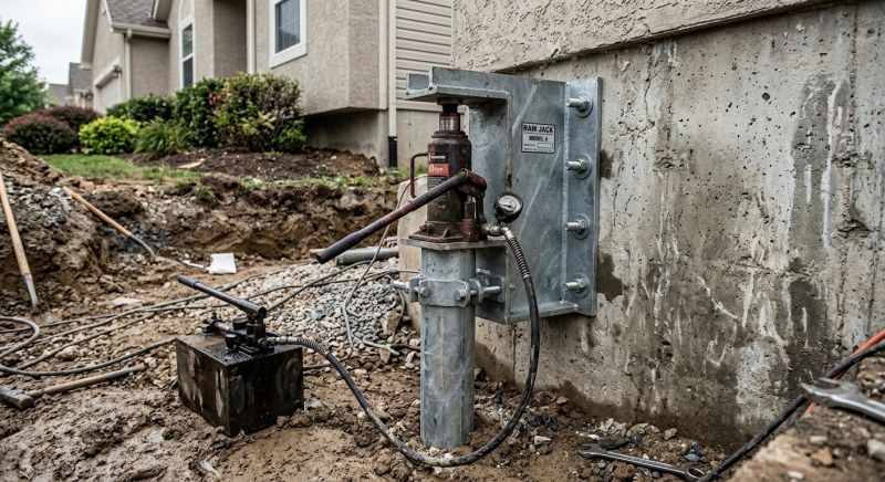 Foundation Pier Leveling in Dexter, MI