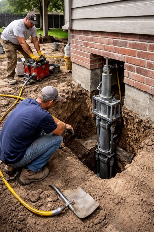 Foundation Pier Repair in Dexter, MI