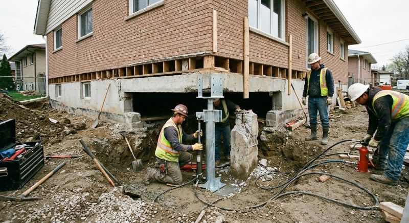 Foundation Pier Repair in Dexter, MI