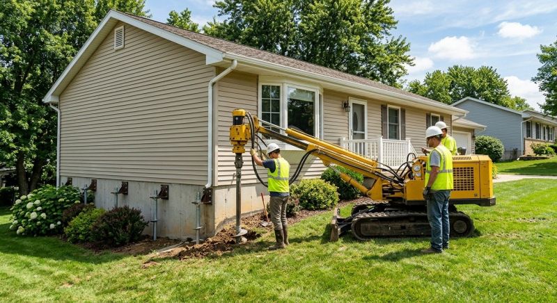 Foundation Raising in Highland, MI