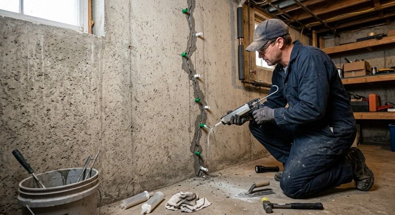 Foundation Repair in Chelsea, MI
