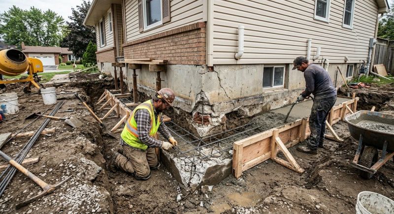 Foundation Repair in Dexter, MI