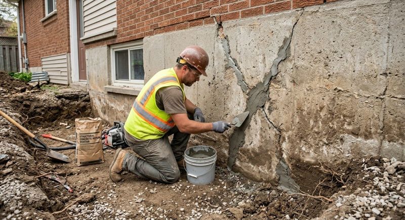 Foundation Repair in Milan, MI