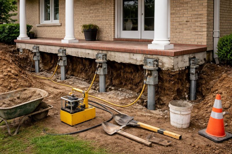 Foundation Stabilizing in Fowlerville, MI