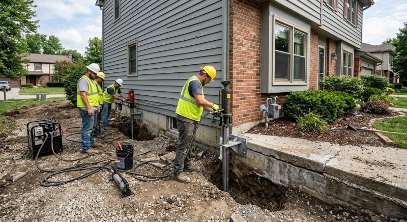 Foundation Stabilizing in Howell, MI