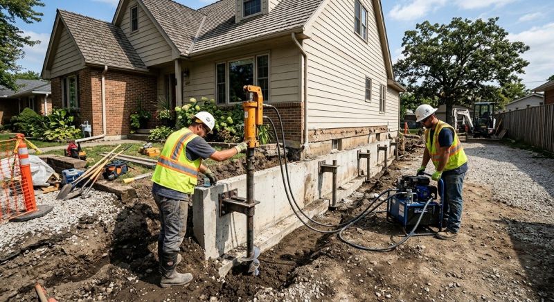 Foundation Stabilizing in Dexter, MI
