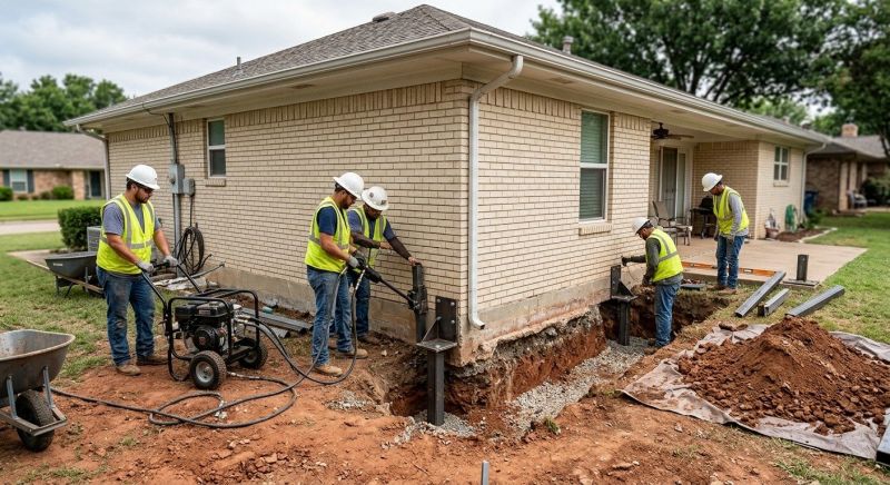 Foundation Stabilizing in Northville, MI
