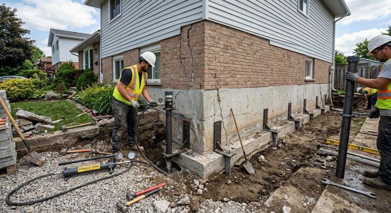 Foundation Stabilizing in Washtenaw County, MI