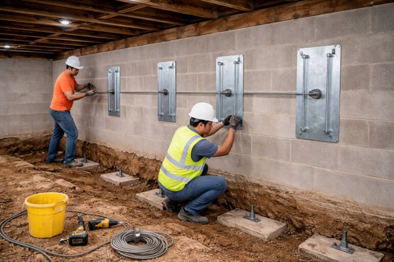 Foundation Stabilizing in Willis, MI