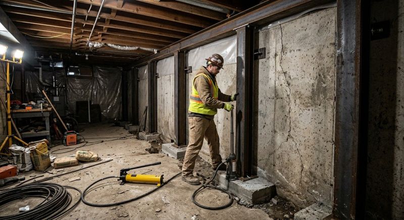 Foundation Stabilizing in Wixom, MI