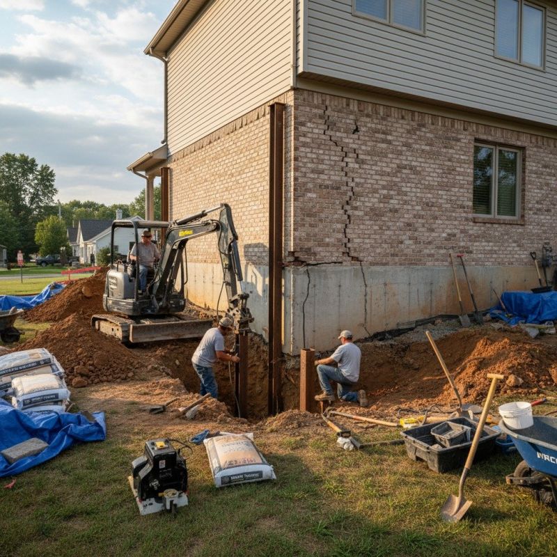 Foundation Structural Repair in Fowlerville, MI