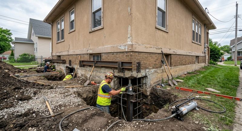 Foundation Underpinning in Dexter, MI