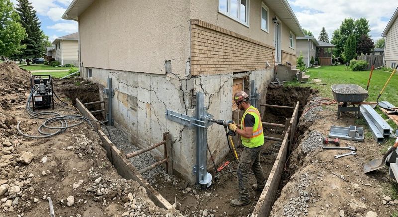 Home Foundation Repair in Northville, MI