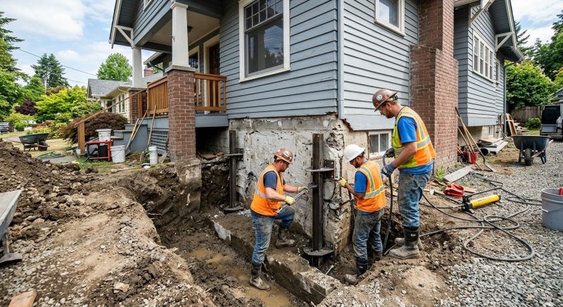 Home Foundation Repair in Saline, MI
