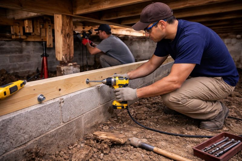 House Foundation Repair in Tecumseh, MI